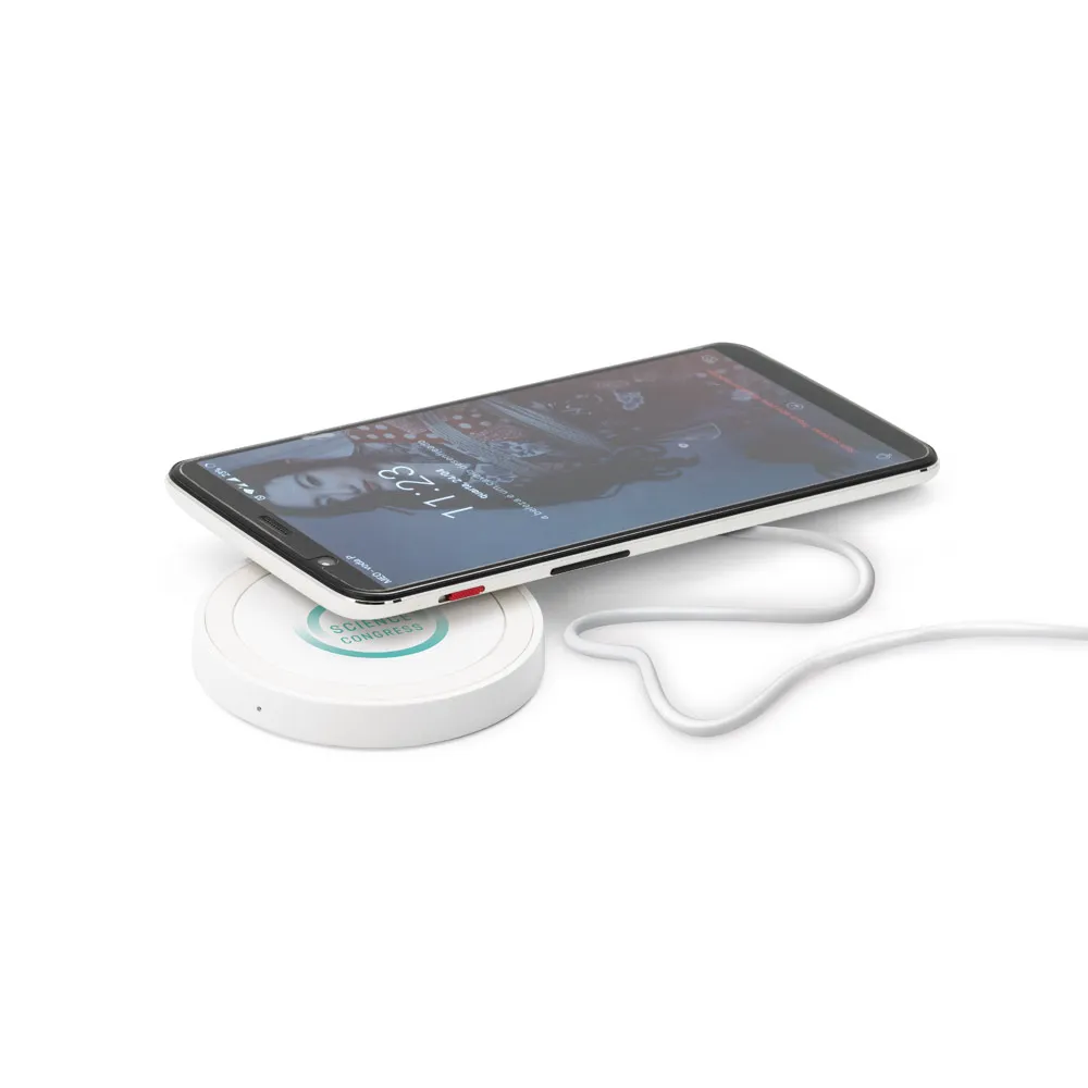 HYPER. Carregador por indução super-rápido em ABS e silicone (15W)
