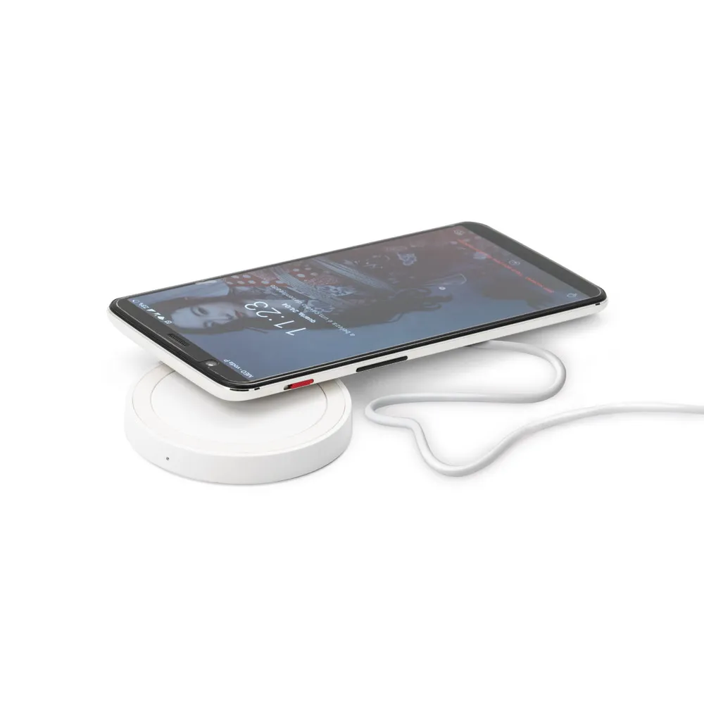 HYPER. Carregador por indução super-rápido em ABS e silicone (15W)