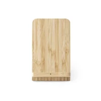 LEAVITT II. Carregador por indução super-rápido em bambu (15W)