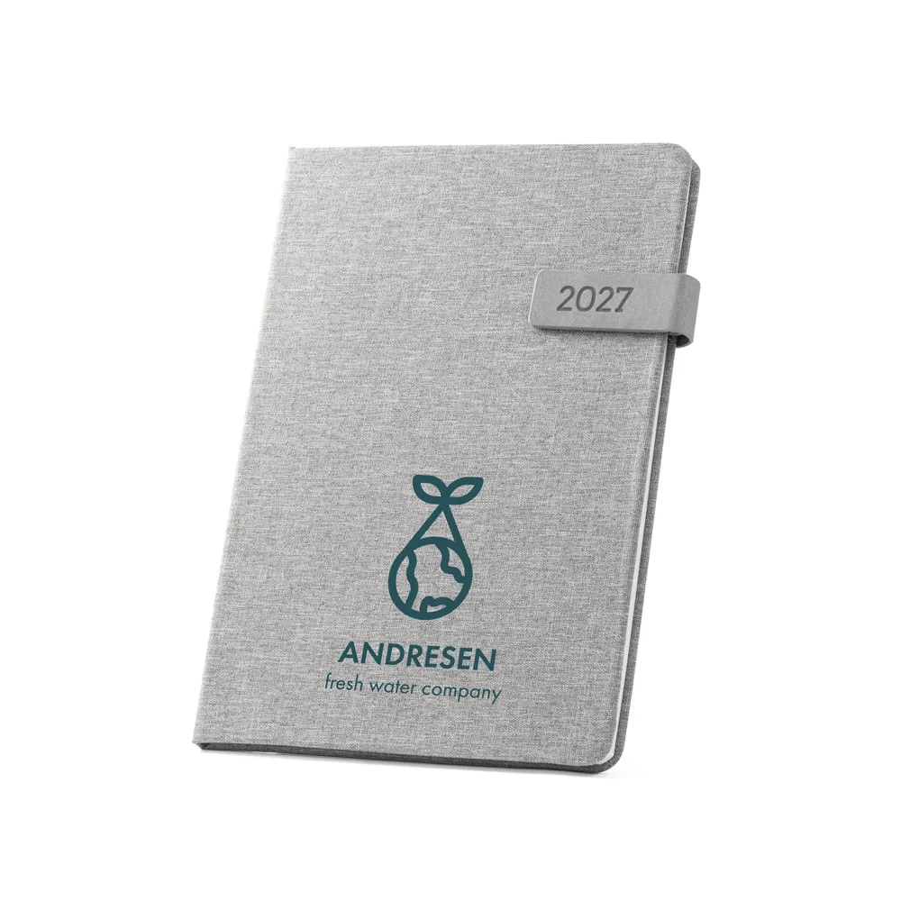 ANDRESEN B5. Agenda em PET reciclado (100% rPET)