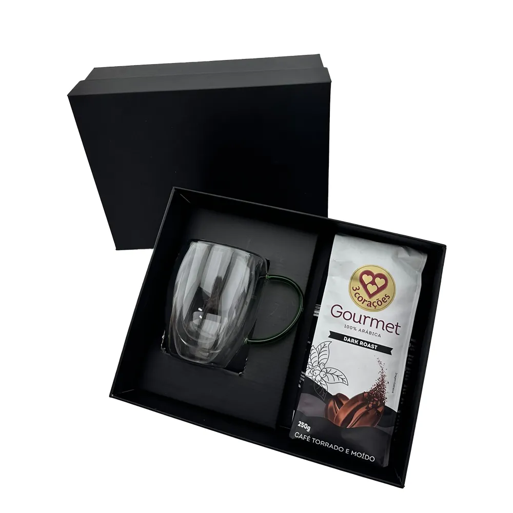 SEMRA. Kit VIP Café canecas de vidro 350ml