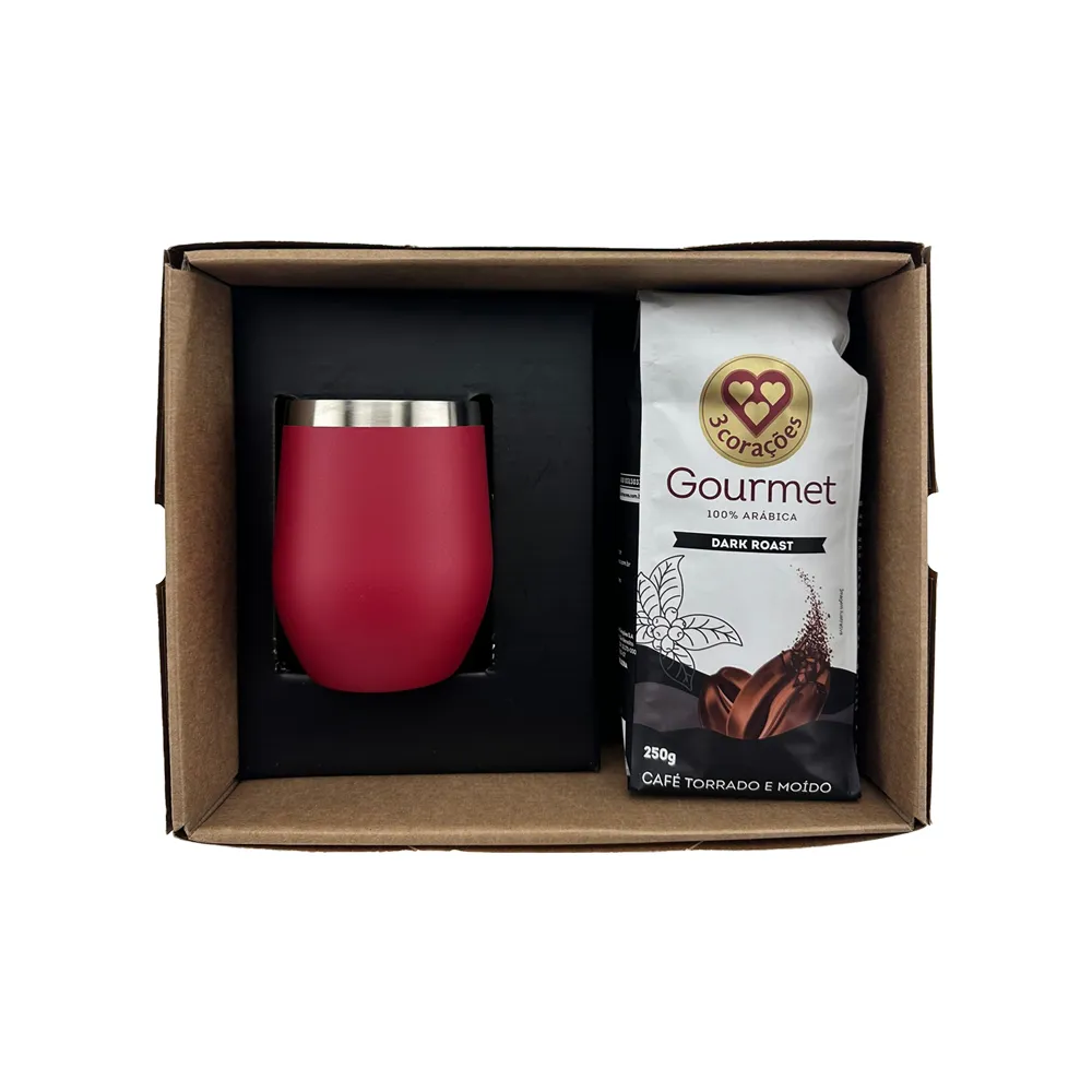 HARALD. Kit Café com copo térmico 320ml