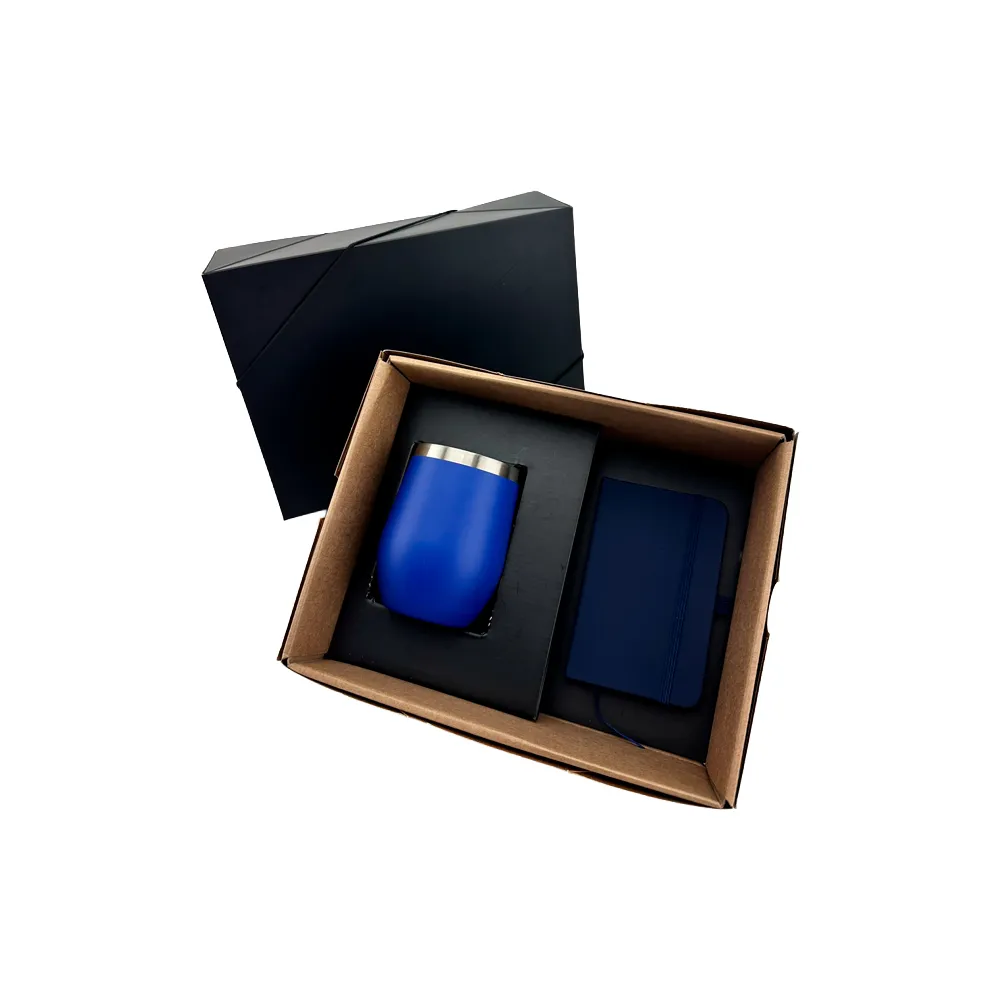 LOT. Kit Copo Térmico 320ml e Caderno B6