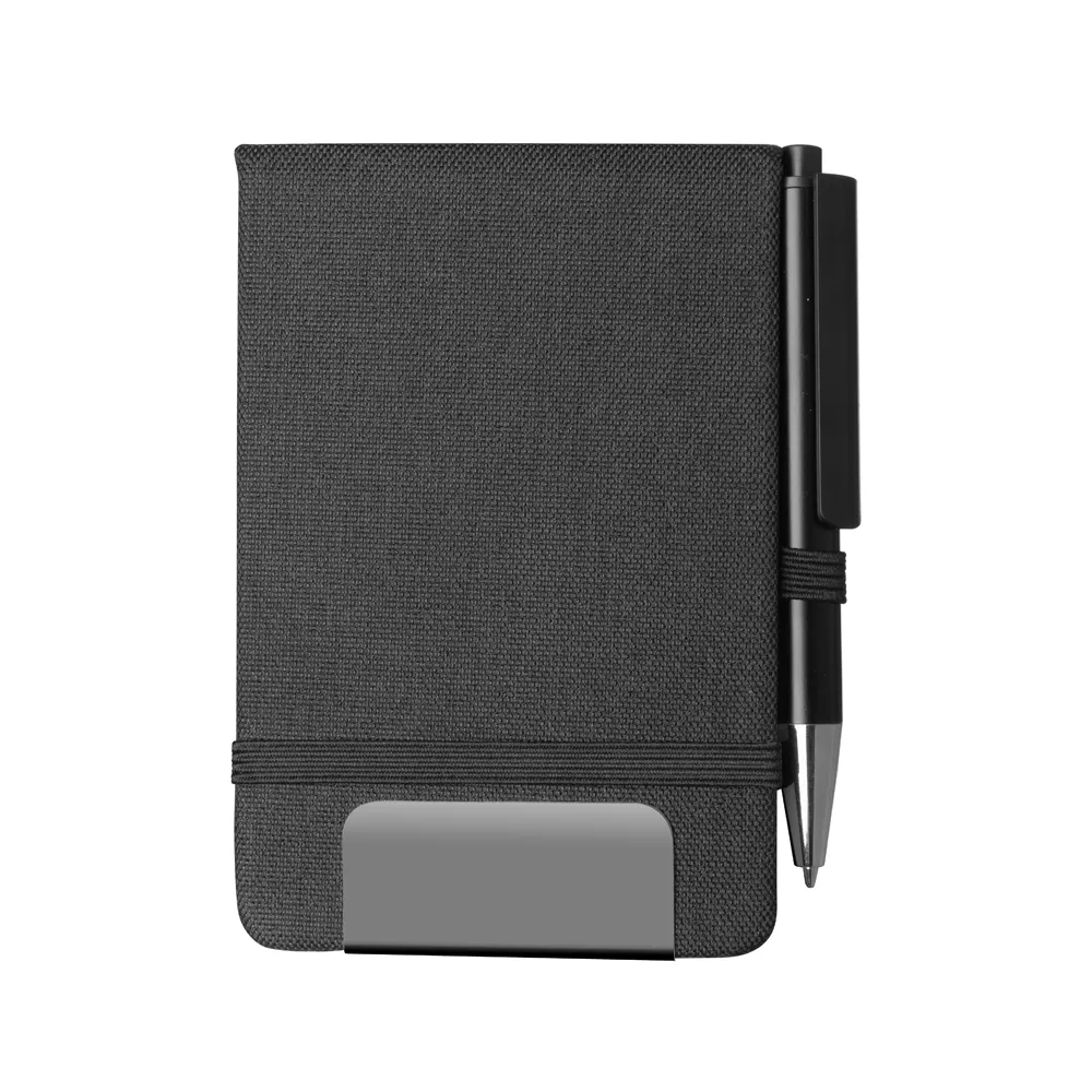 ISOLDA. Mini caderno A6 em RPET com caneta
