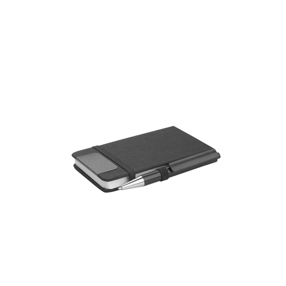 ISOLDA. Mini caderno A6 em RPET com caneta