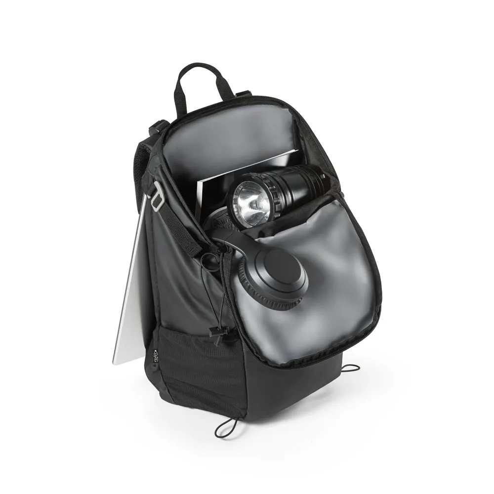 ALASCA. Mochila Hiking com revestimento à prova de água em 600D poliéster reciclado e 210D poliéster reciclado 14"