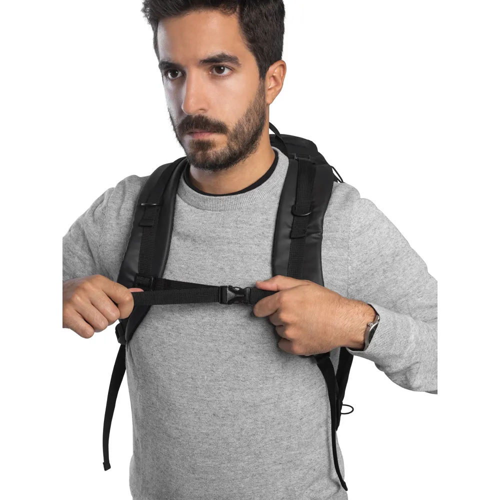 ALASCA. Mochila Hiking com revestimento à prova de água em 600D poliéster reciclado e 210D poliéster reciclado 14"