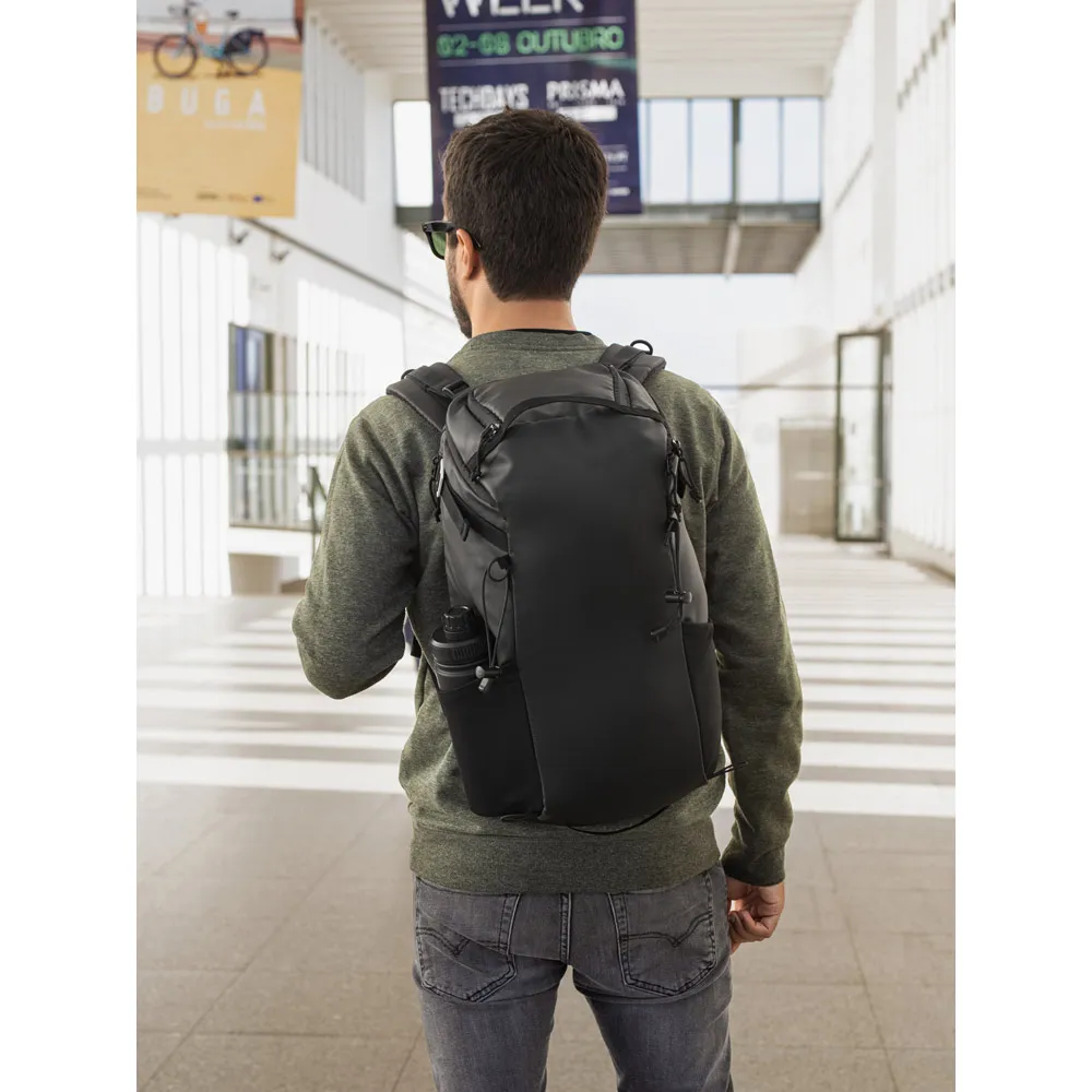 ALASCA. Mochila Hiking com revestimento à prova de água em 600D poliéster reciclado e 210D poliéster reciclado 14"