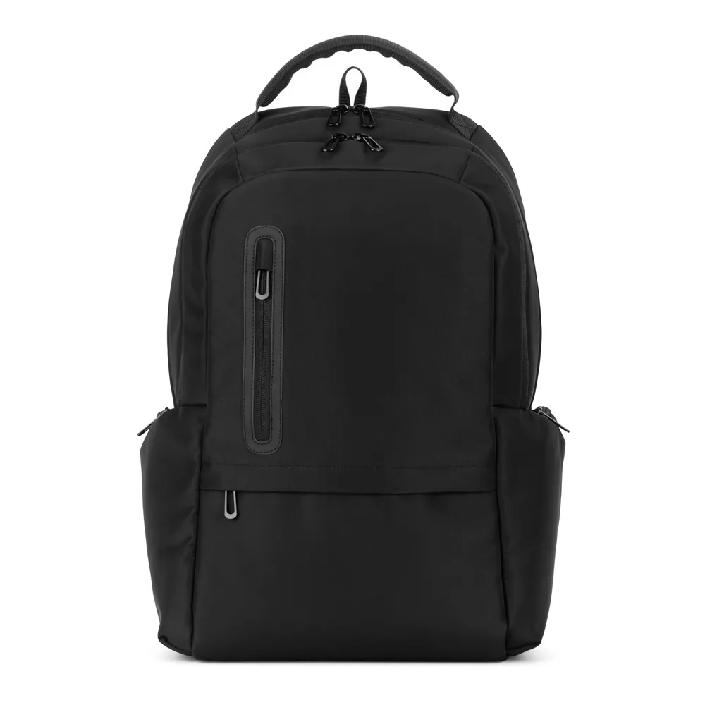 BOSTON SOLID. Mochila para notebook (17") em nylon 150D com 2 compartimentos acolchoados