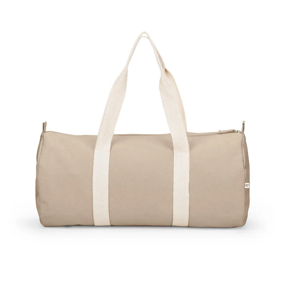SAINT SPORT. Bolsa esportiva em algodão reciclado e poliéster reciclado (380 g/m² )