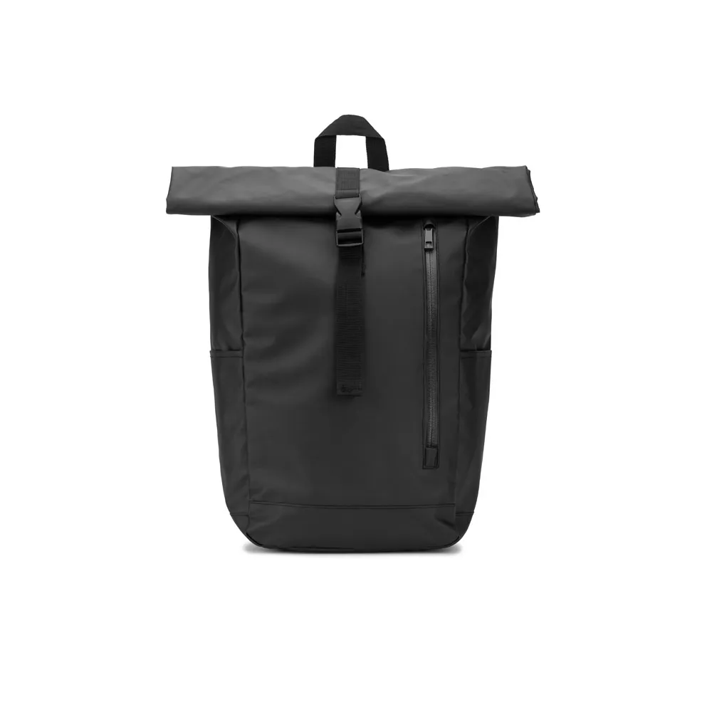 OSASCO BPACK. Mochila "Roll top" com design em sistema de fecho que permite enrolar a parte superior em poliéster reciclado 600D de alta densidade com revestimento resistente á água 20 L