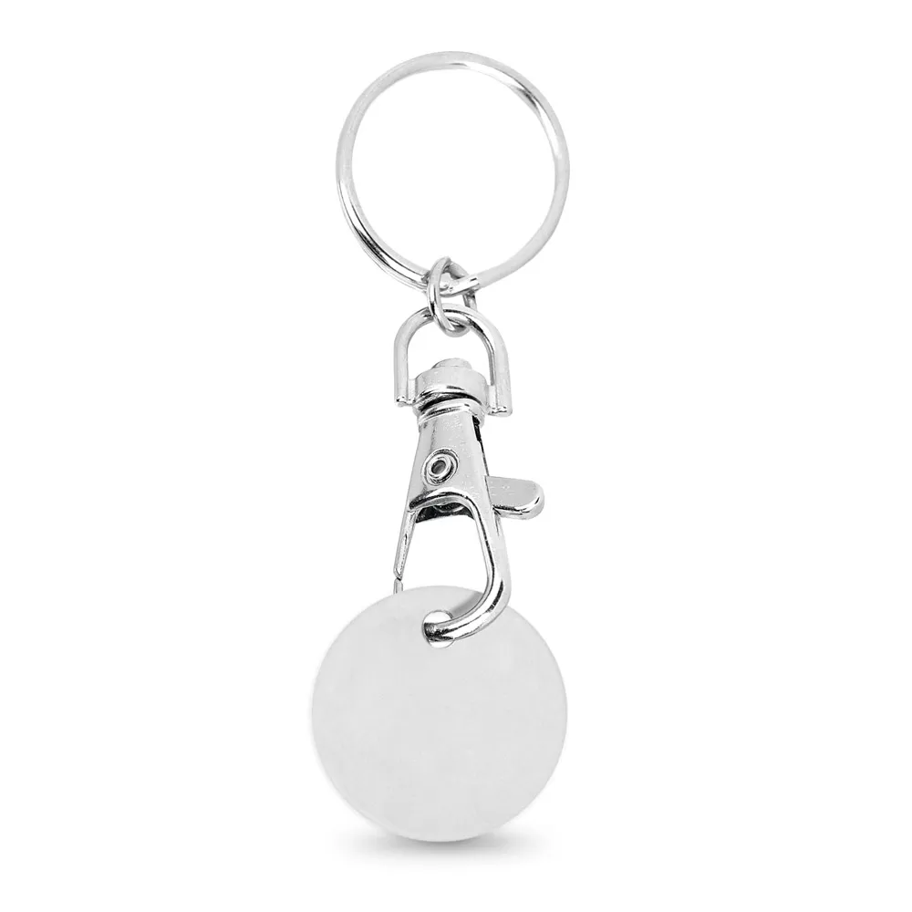 FIDO. Chaveiro em metal com formato de moeda