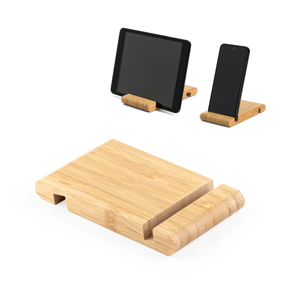Suporte Haber para celular em bambu