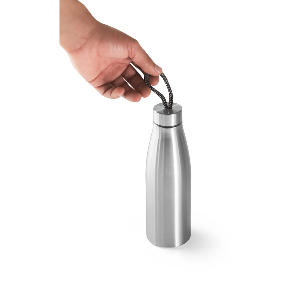MORGAN. Squeeze em aço inox 90% reciclado de parede simples (710 mL)