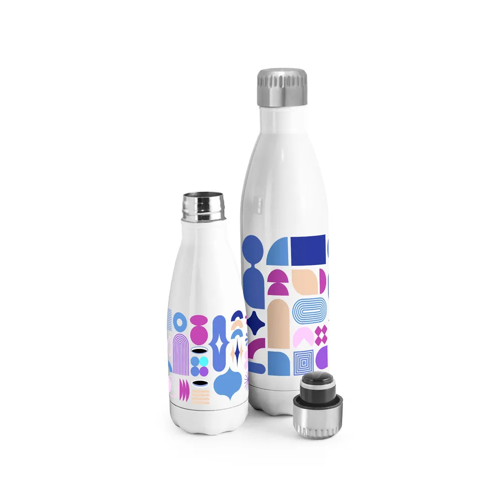AMORTI L. Garrafa para sublimação em aço inox com parede dupla, isolada a vácuo 800 mL