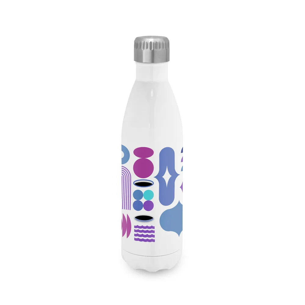 AMORTI L. Garrafa para sublimação em aço inox com parede dupla, isolada a vácuo 800 mL