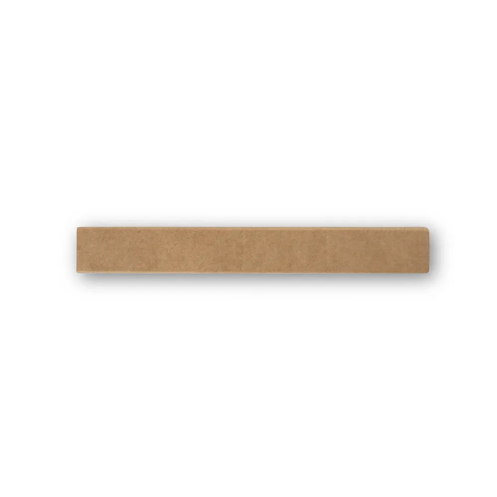 MOJO. Kit churrasco em caixa presente de papel kraft reciclado com 2 utensílios em aço inox e bambu