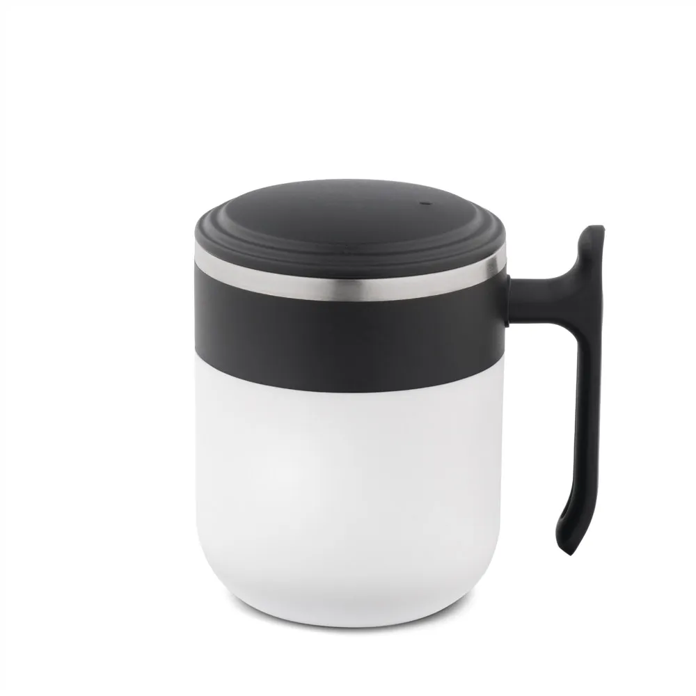 MALDINI. Caneca de viagem com parede interior em aço inox e acabamento mate 400 mL