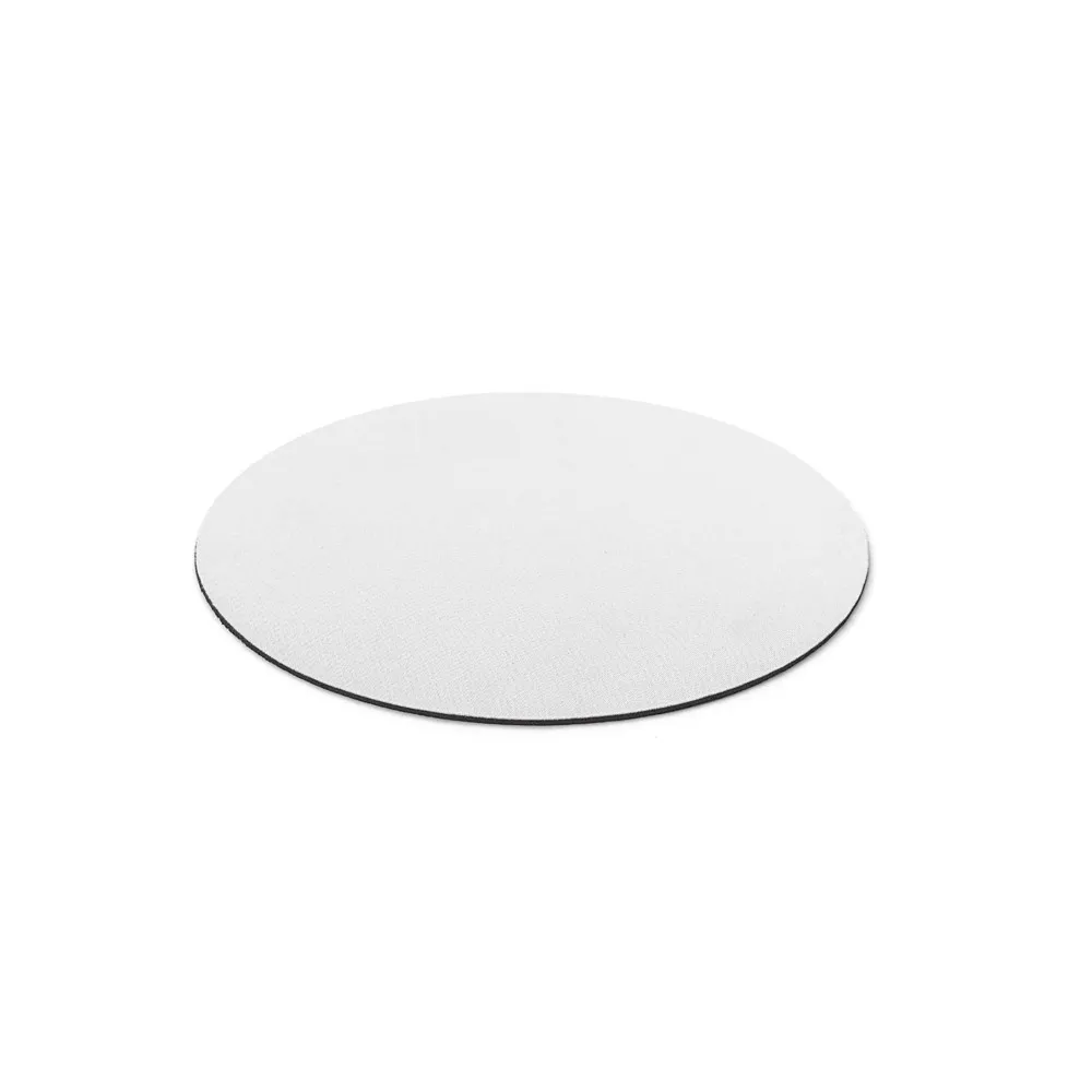 BLAIR ROUND. Mouse Pad com formato redondo e base em borracha