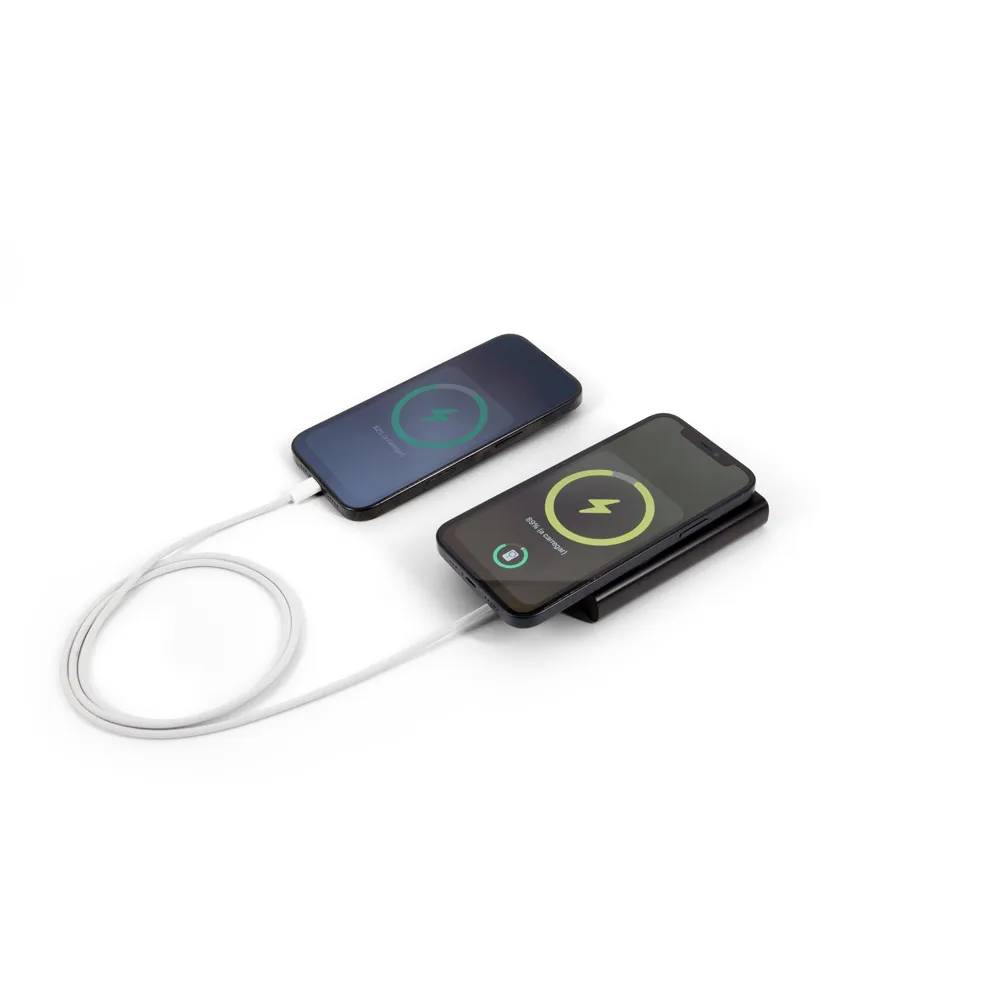 WRIGHT 10. Bateria portátil magnética com carregamento super-rápido em alumínio reciclado e ABS reciclado (10'000 mAh)