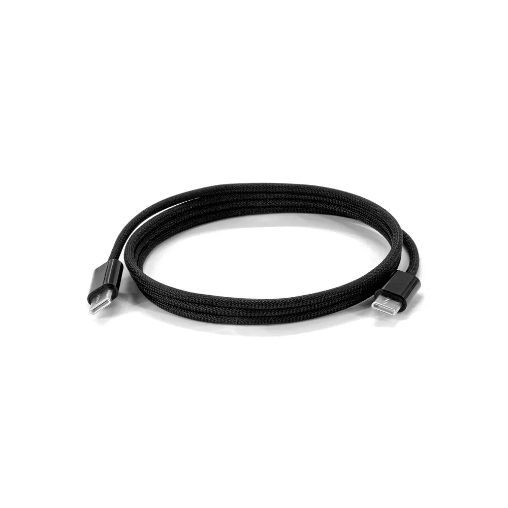 JEMISON. Cabo simples USB-C para USB-C com cordão entrelaçado (60W)